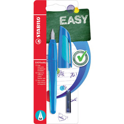 Stylo plume STABILO EASYbuddy bleu cliar/bleu foncé blister