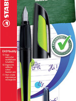 Stabilo Stylo plume STABILO EASYbuddy noir/lime blister