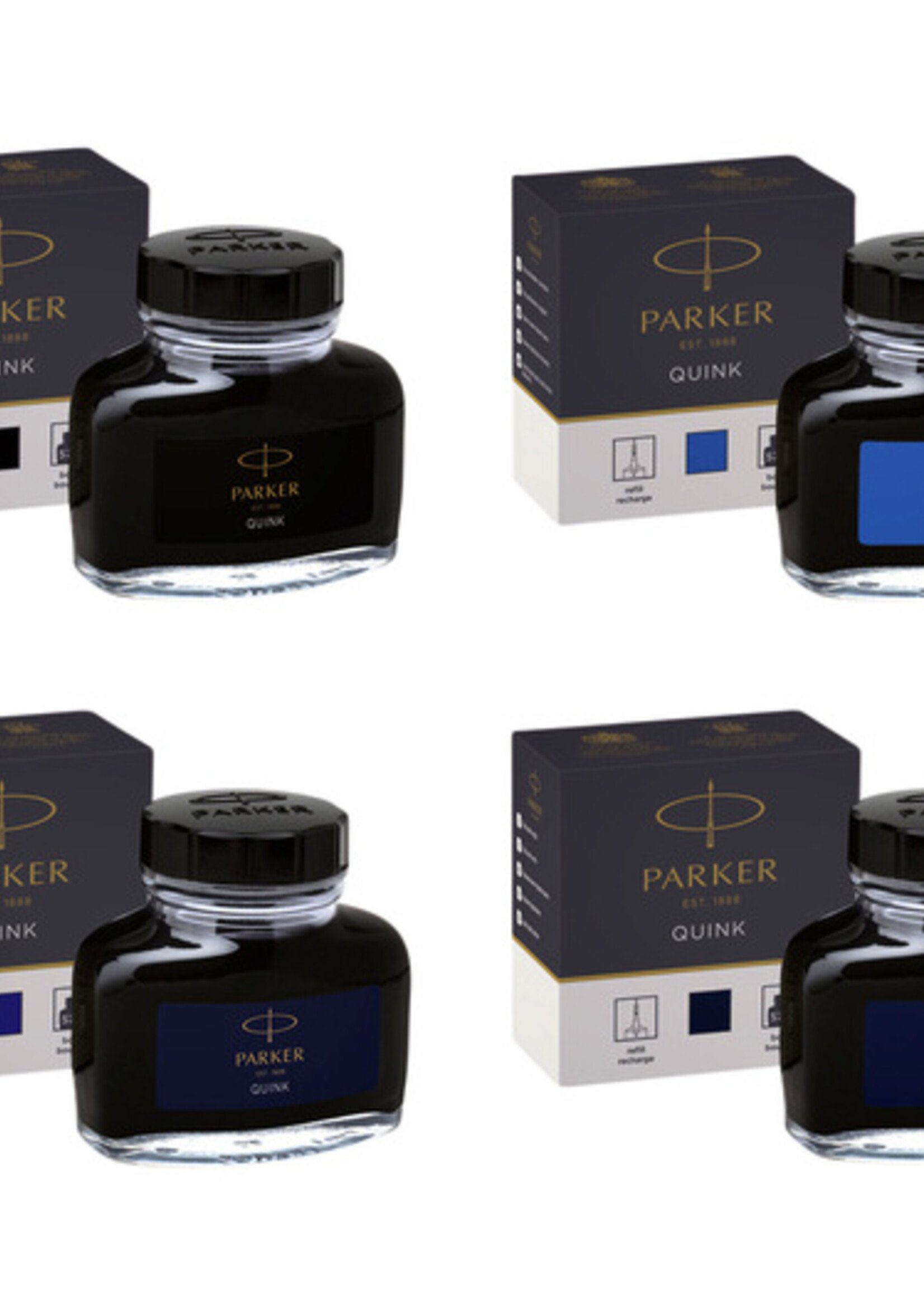 Parker Vulpeninkt Parker Quink permanent 57ml blauw