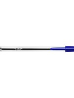 Bic Balpen Bic Cristal medium blauw in tubo verpakking