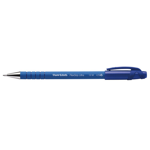 Paper Mate Balpen Paper Mate Flexgrip Stick blauw medium