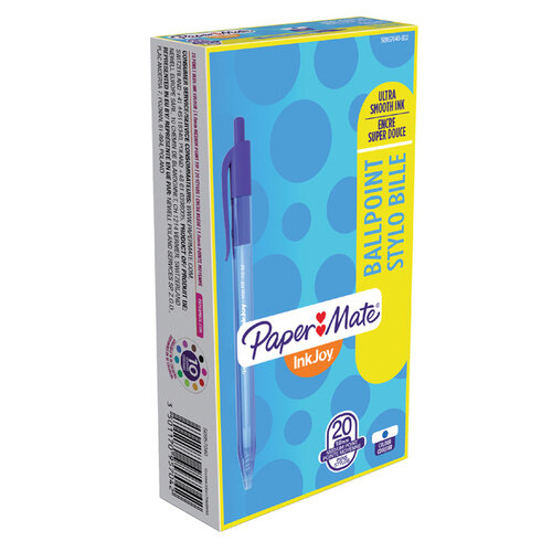 Paper Mate Inkjoy Balpen Paper Mate Inkjoy 100RT blauw medium