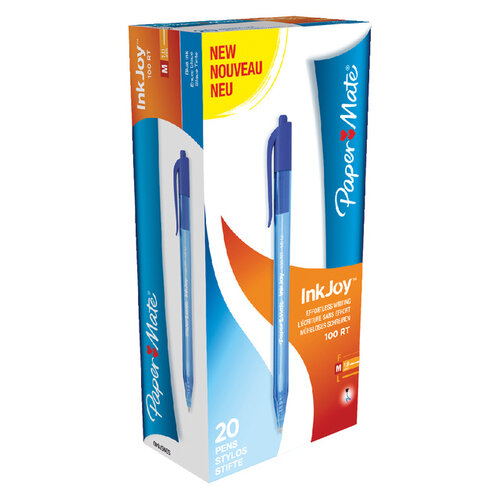 Paper Mate Inkjoy Balpen Paper Mate Inkjoy 100RT blauw medium