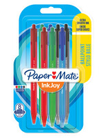 Paper Mate Balpen Paper Mate Inkjoy 100 RT assorti