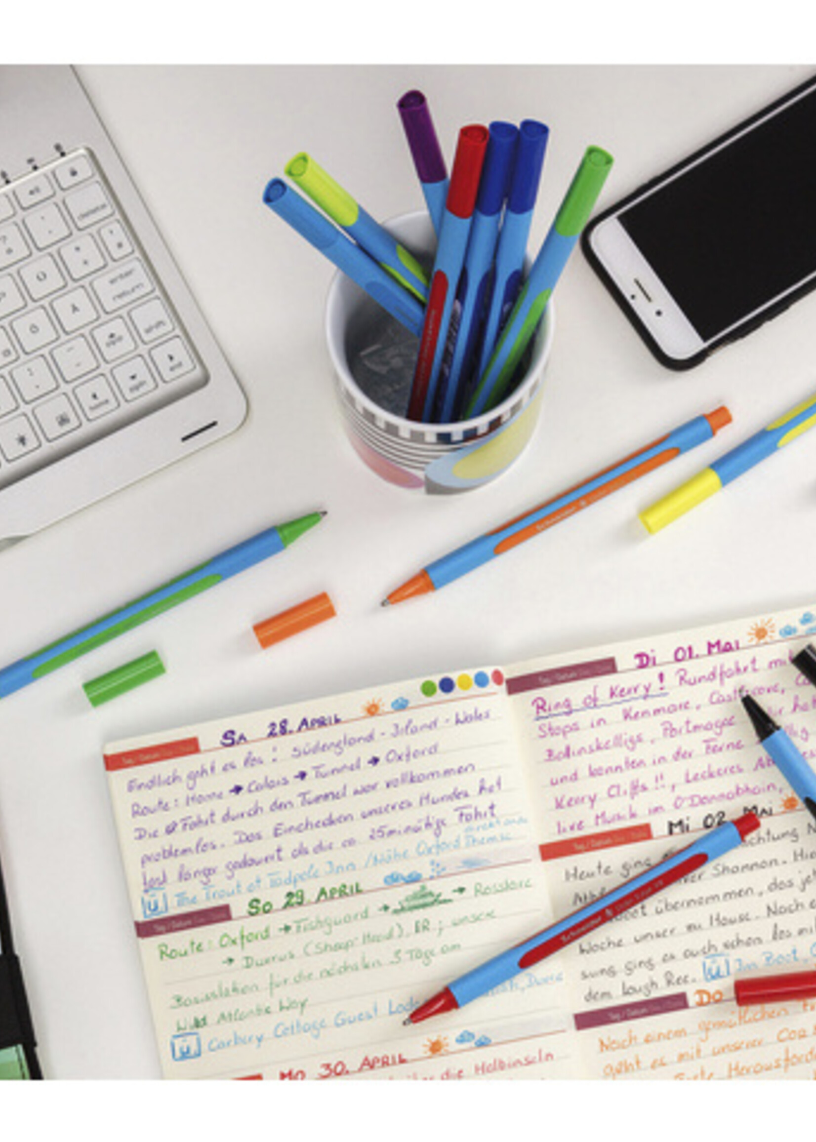 Schneider Balpen Schneider Slider Edge extra breed 0.6mm paars