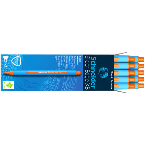 Schneider Balpen Schneider Slider Edge extra breed 0.6mm oranje