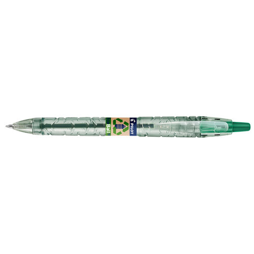 Pilot Balpen Pilot B2P Begreen Ecoball groen medium