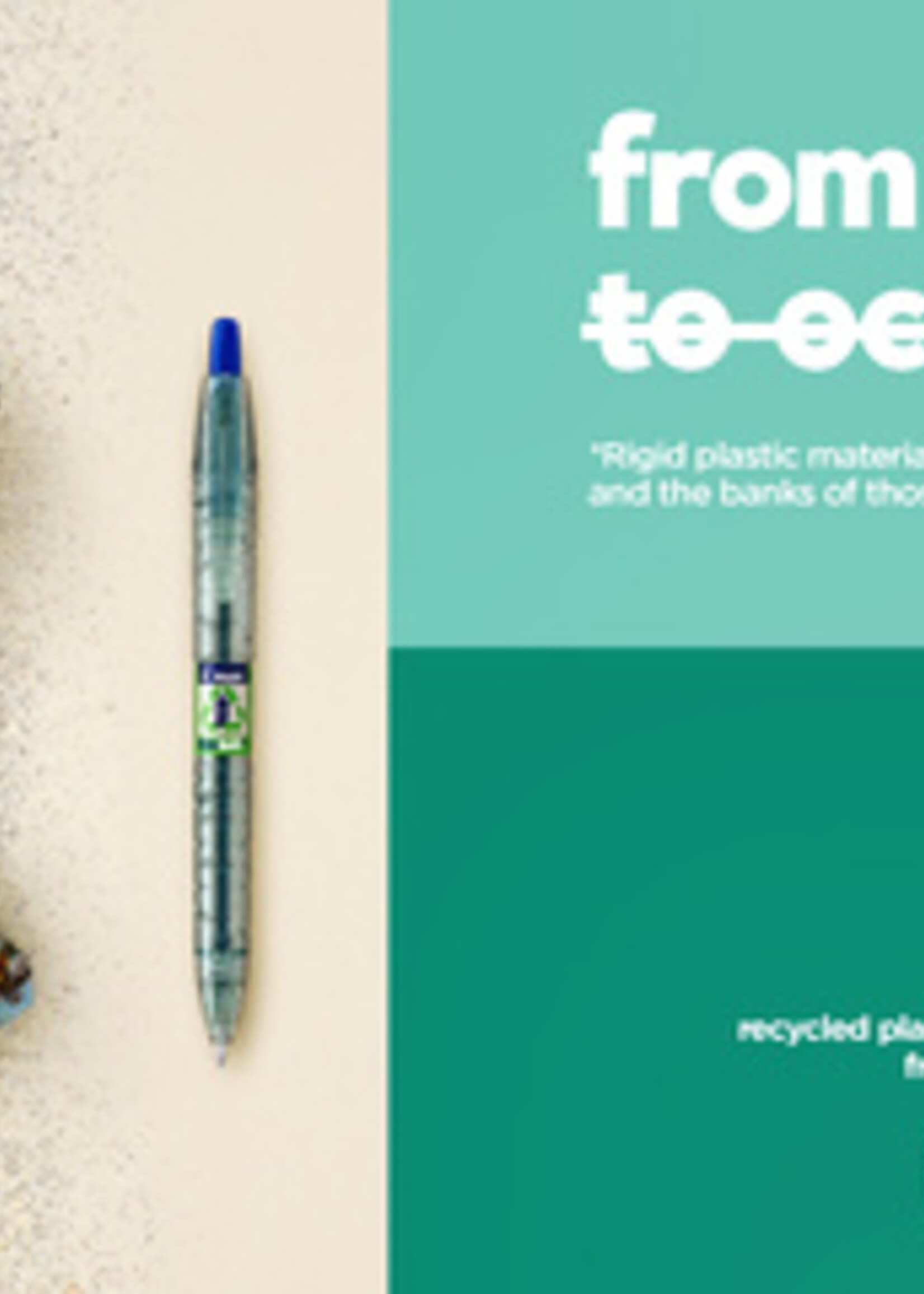 Pilot Balpen Pilot B2P Begreen Ecoball groen medium