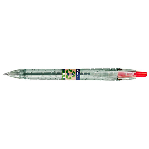 Pilot Stylo bille Pilot B2P Begreen Ecoball Medium rouge