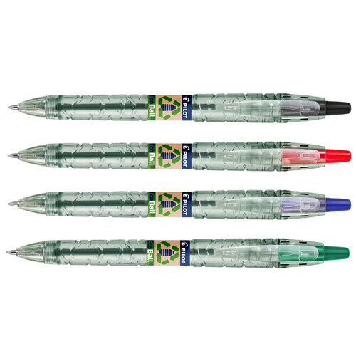 Pilot Balpen Pilot B2P Begreen Ecoball zwart medium
