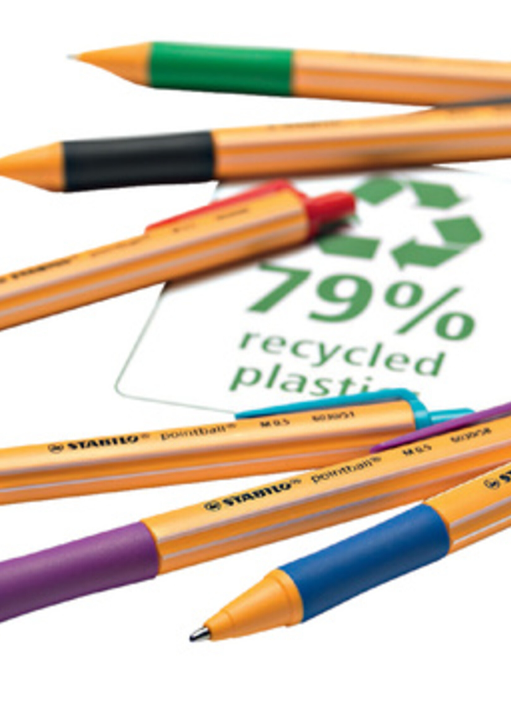 Stabilo Balpen STABILO Pointball 6030/40 rood