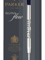 Parker Balpenvulling Parker Quinkflow zwart fijn op blister