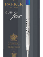 Parker Recharge stylo bille Parker Quinkflow Medium bleu blister