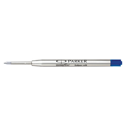 Parker Balpenvulling Parker Quinkflow blauw medium op blister