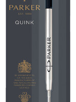 Parker Balpenvulling Parker Quink zwart breed op blister