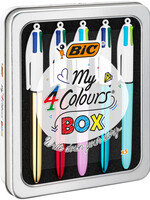 Bic Stylo bille BIC 4 couleurs My BIC coffret 4 couleurs assorties