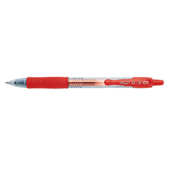 Stylo Gel Pilot G-2 0,3mm rouge