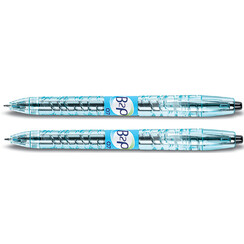 Gelschrijver PILOT B2P Begreen zwart 0.4mm