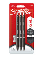 Sharpie Stylo gel Sharpie 0,7mm noir blister 3 pièces