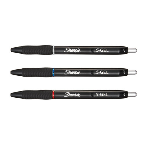 Sharpie Gelschrijver Sharpie 0,7mm blister à 3 standaard kleuren