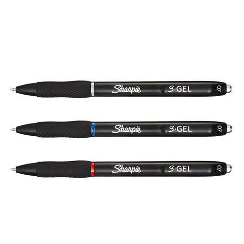 Sharpie Gelschrijver Sharpie 0,7mm blister à 3 standaard kleuren