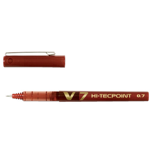 Pilot Rollerpen PILOT Hi-Tecpoint V7 rood 0.5mm