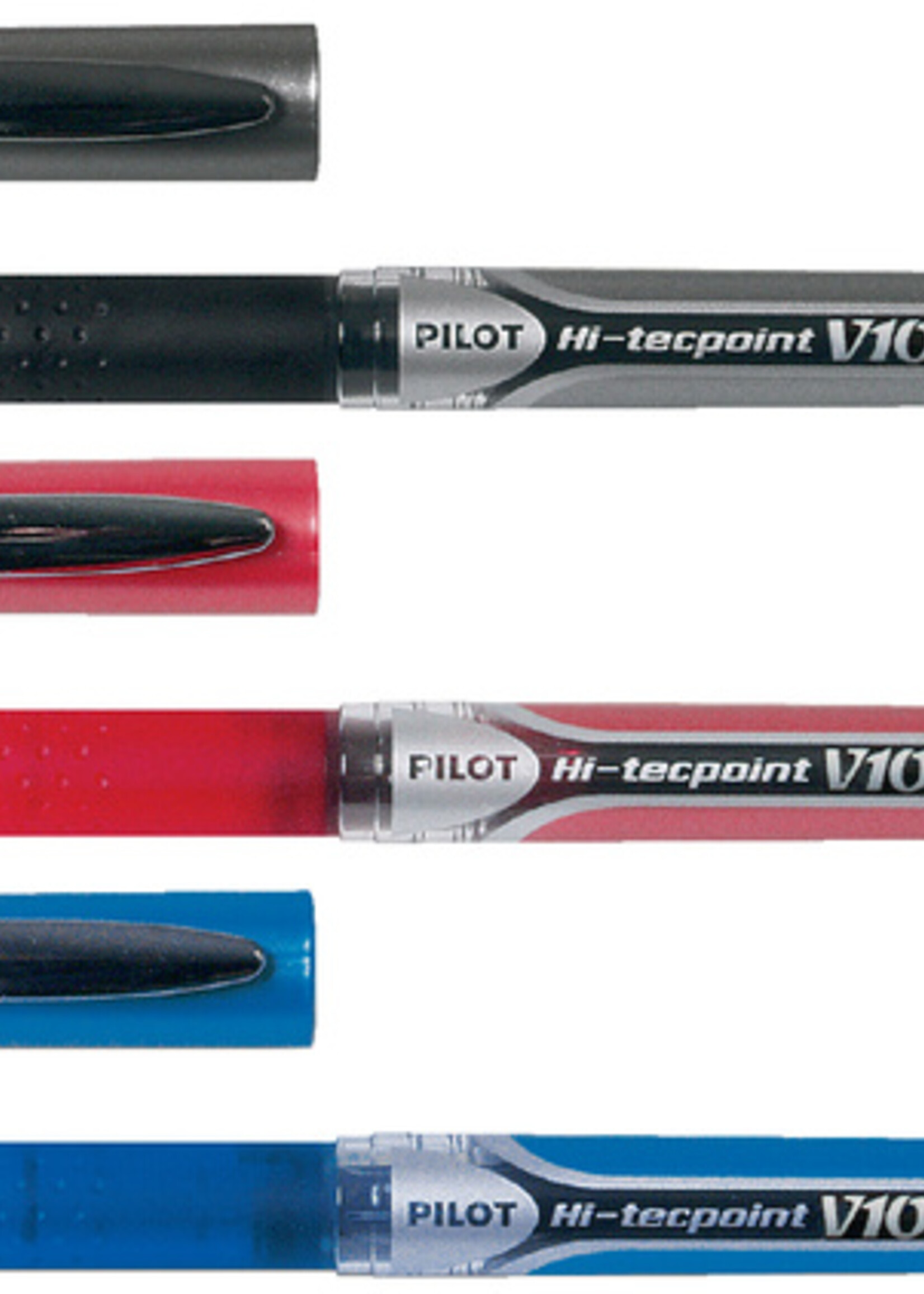 Pilot Rollerpen PILOT Hi-Tecpoint grip V10 0.6mm zwart
