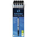 Schneider Rollerpen Schneider Slider extra breed 0.6mm zwart