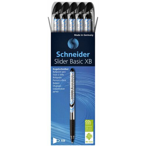 Schneider Rollerpen Schneider Slider extra breed 0.6mm zwart