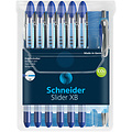 Schneider Stylo bille Schneider Slider Basic XB bleu avec un stylo bille Rave gratuit