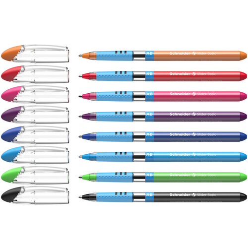 Schneider Rollerpen Slider Basic Colours extra breed 0.6mm  assorti