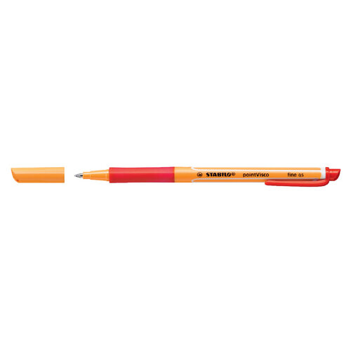 Stabilo Rollerpen STABILO PointVisco 1099/40 rood