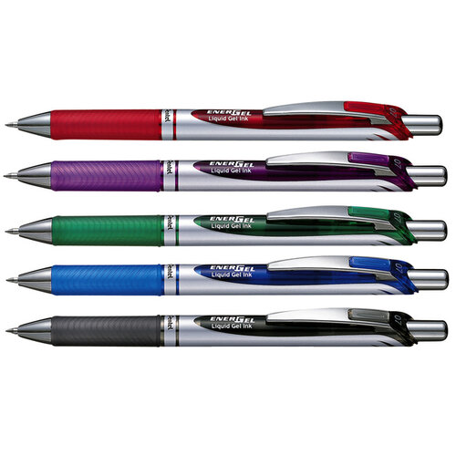 Pentel Gelschrijver Pentel Energel BL77 zwart 0.4mm