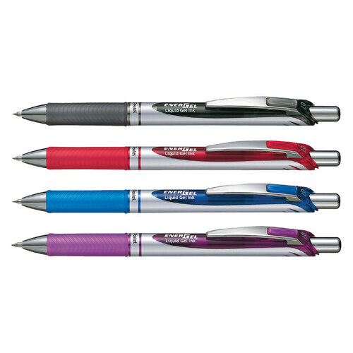 Pentel Gelschrijver Pentel Energel BL77 zwart 0.4mm