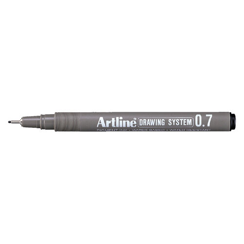 Artline Fineliner Artline 0.7mm zwart