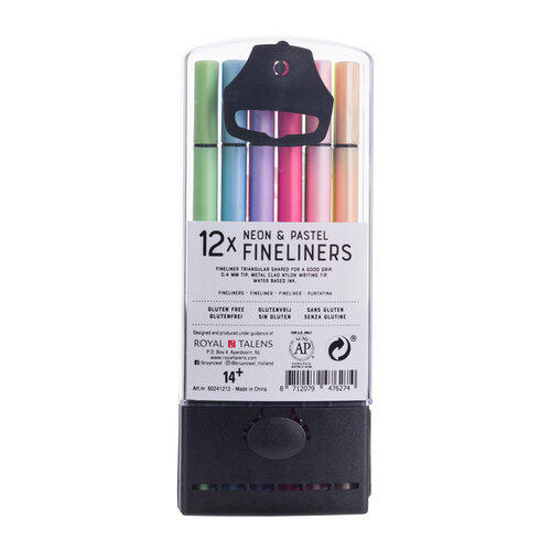 Bruynzeel Fineliner Bruynzeel set á 12 kleuren assorti