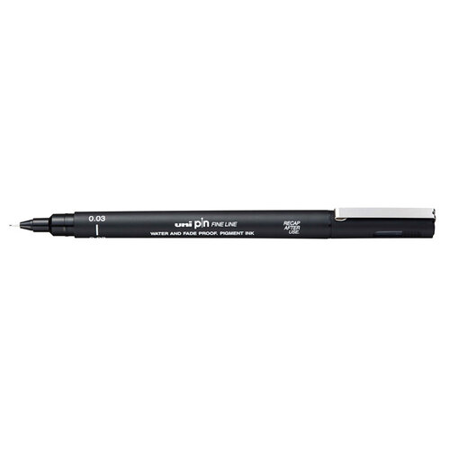 Uni-ball Fineliner Uni-ball Pin 0,03mm noir