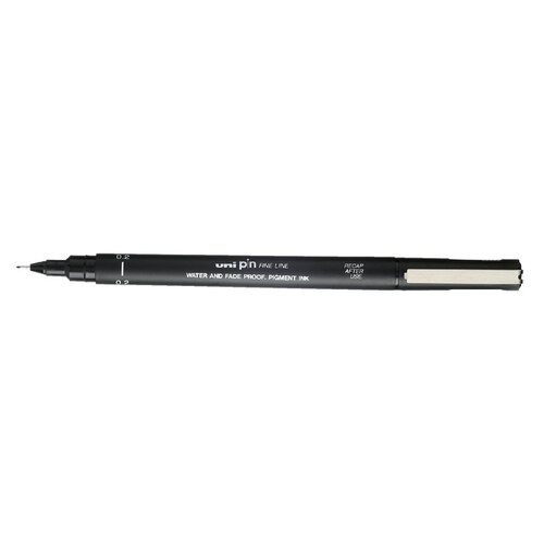 Uni-ball Fineliner Uni-ball Pin 0,2mm noir