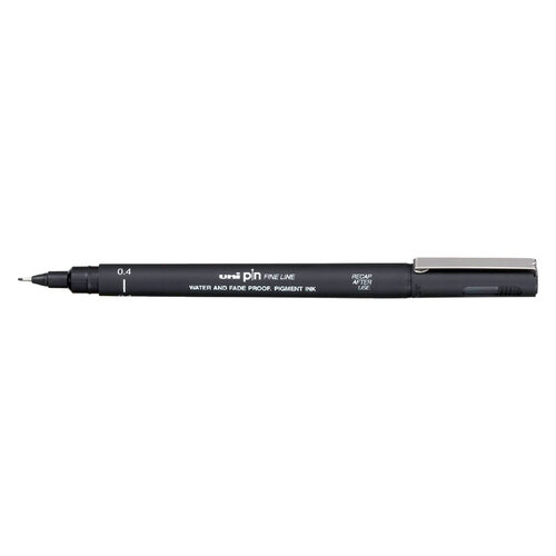 Uni-ball Fineliner Uni-ball Pin 0,4mm noir