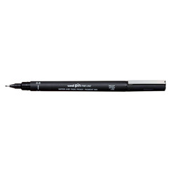 Fineliner Uni-ball Pin 0,6mm noir