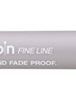 Uni-ball Fineliner Uni-ball Pin 0,5mm lichtgrijs