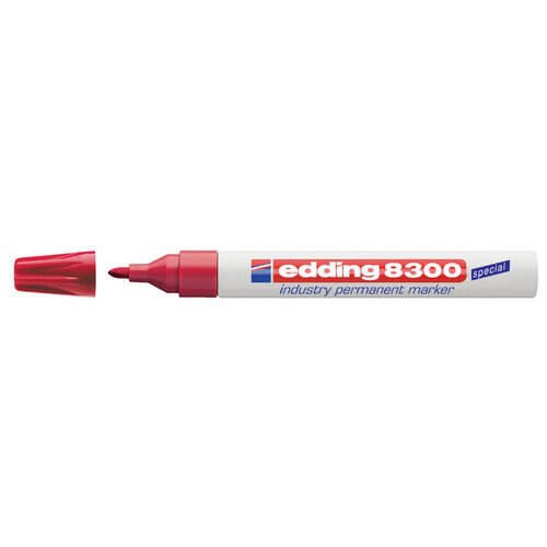 edding Viltstift edding 8300 industrie rond 1.5-3mm rood