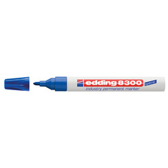 Marqueur edding 8300 Pointe ogive 1,5-3mm bleu