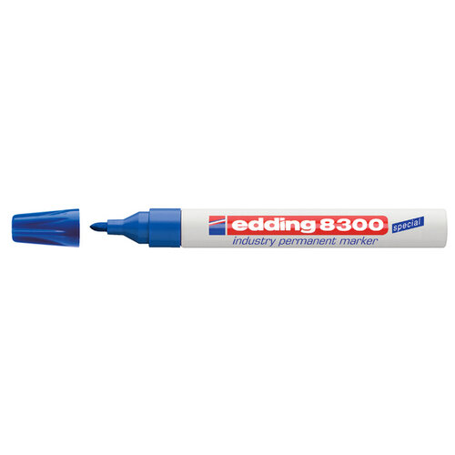 edding Viltstift edding 8300 industrie rond 1.5-3mm blauw