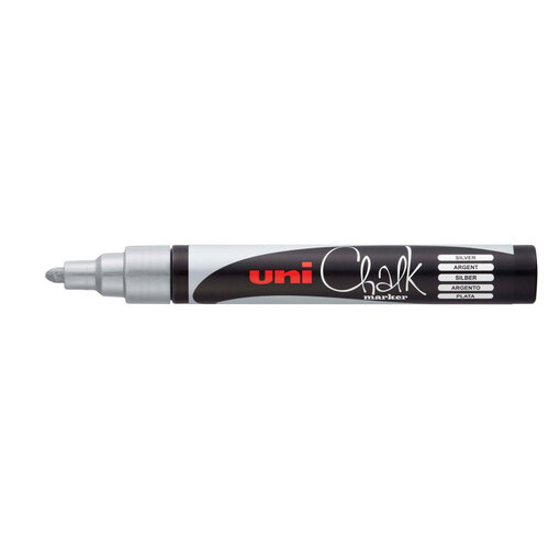 Uni-ball Krijtstift Uni-ball Chalk rond zilver