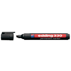 Marqueur edding 330 Permanent biseau 1,5-5mm noir