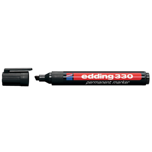 edding Viltstift edding 330 schuin 1.5-5mm zwart