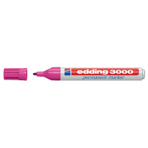 edding Viltstift edding 3000 rond 1.5-3mm roze