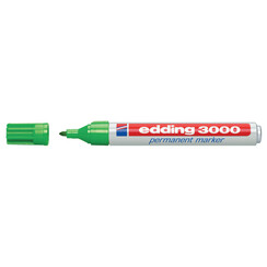 Marqueur edding 3000 Pointe ogive 1,5-3mm vert clair