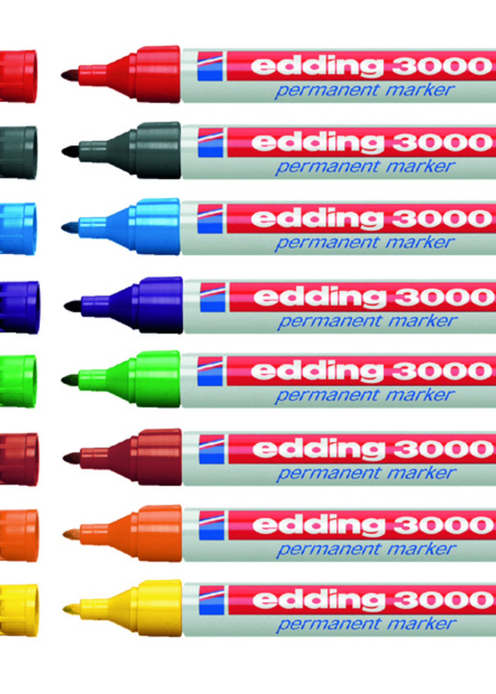 edding Viltstift edding 3000 rond 1.5-3mm lichtgroen